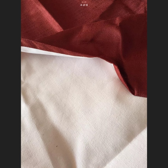 NWOT Set of 2 Ellery Homestyles Curtain Panels Burgundy Rod Pocket 41 x 84 New - Picture 5 of 14